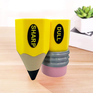 Porte-stylo créatif en forme de crayon