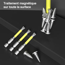 Charger l&#39;image dans la galerie, Embouts de tournevis cruciformes et fendus pour électriciens