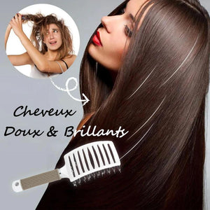 Brosse à cheveux démêlante en poils de nylon