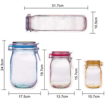 Charger l&#39;image dans la galerie, Sacs à fermeture à glissière Jar, un ensemble de 5 pièces - ciaovie
