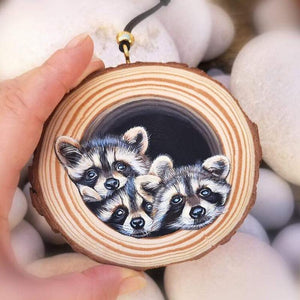 Ornements Animaux Peints à La Main