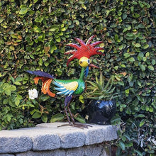 Charger l&#39;image dans la galerie, Statue drôle de coq de jardin