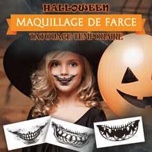 Charger l&#39;image dans la galerie, 🎃Halloween tatouage temporaire maquillage farce🎃