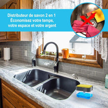 Charger l&#39;image dans la galerie, Distributeur de savon et porte-éponge