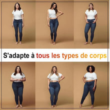 Charger l&#39;image dans la galerie, Leggings en Denim Doublé de Peluche