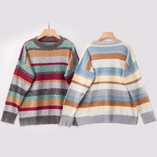 Charger l&#39;image dans la galerie, Ciaovie™ Pull Ras du Cou à Rayures Mode Automne pour Femmes - ciaovie