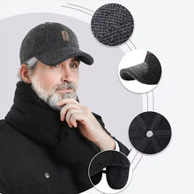 Charger l&#39;image dans la galerie, Casquette de baseball d&#39;hiver avec cache-oreilles