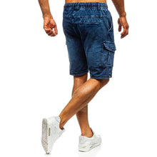 Charger l&#39;image dans la galerie, Short en Jean Délavé pour Hommes - ciaovie