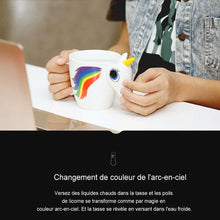 Charger l&#39;image dans la galerie, 3D Licorne Tasse de Sensible à la Chaleur - ciaovie