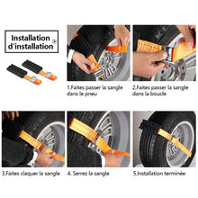 Charger l&#39;image dans la galerie, Sangles d&#39;urgence pour pneus (2 pcs) - ciaovie