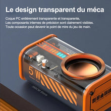 Charger l&#39;image dans la galerie, Haut-parleur sans Fil Bluetooth Mecha Transparent