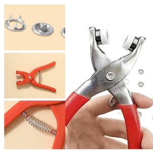 Ensemble d'outils avec fermoir à cinq broches