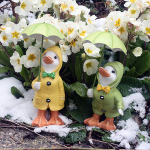 Ornement de jardin canard