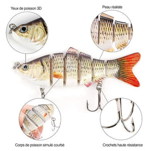 Bionique Multi-Articulé Appâts de Pêche