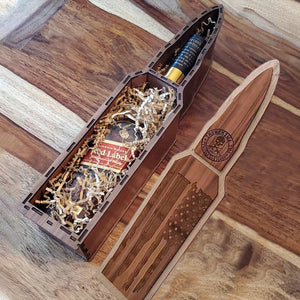 Coffret cadeau vin rouge en bois