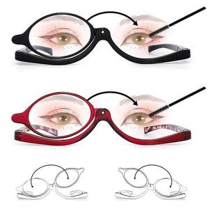 Lunettes de maquillage transparentes