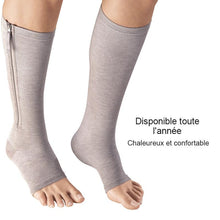 Charger l&#39;image dans la galerie, Chaussettes de compression avec fermeture à glissière - ciaovie