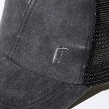Charger l&#39;image dans la galerie, 2020 Nouvelle Casquette en Maille Croisée pour Cheveux en Queue de Cheval