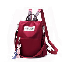 Charger l&#39;image dans la galerie, Sac à Dos en Nylon Étanche avec Pendentif - ciaovie