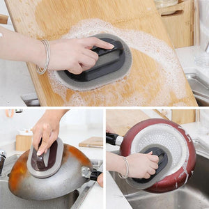 1 pièce - Brosse de Nettoyage Nano Éponge Émeri