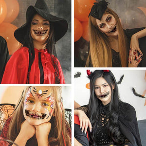 Halloween Farce Maquillage Tatouage Temporaire（10pcs）