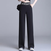 Charger l&#39;image dans la galerie, Pantalon de costume avec taille élastique