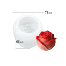 Charger l&#39;image dans la galerie, Moule à Glaçons en Forme de Rose en Silicone 3D