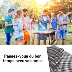 Tapis de Barbecue en PTFE (3 pièces) - ciaovie