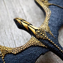 Charger l&#39;image dans la galerie, Collier Dragon Volant Ailé Noir