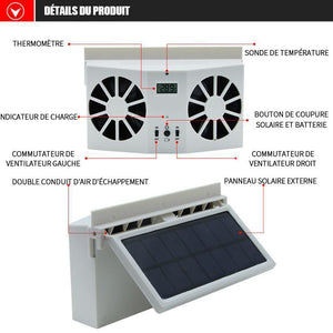 Ciaovie™ Ventilateur D'échappement Solaire De Voiture - ciaovie