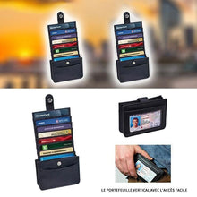Charger l&#39;image dans la galerie, Portefeuille Vertical avec Blocage RFID