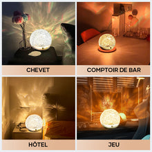Charger l&#39;image dans la galerie, Lampe d&#39;ambiance à projection dynamique de vagues d&#39;eau