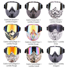 Charger l&#39;image dans la galerie, Ciaovie™ Lunettes de Motocross avec Masque Détachable - ciaovie