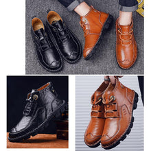 Charger l&#39;image dans la galerie, Chaussures décontractées antidérapantes pour hommes cousues à la main - ciaovie