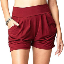 Charger l&#39;image dans la galerie, Short à Poches Plissées Taille Haute