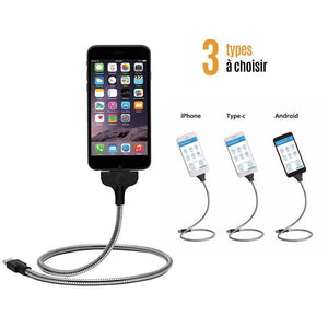 Câble de données de Chargement de Paume variée pour Apple, Android, Type-c - ciaovie