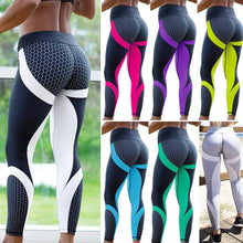 Charger l&#39;image dans la galerie, Pantalon de yoga imprimé géométrique taille haute