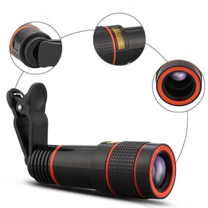 Kit d'objectif pour caméra de téléphone 12X - ciaovie