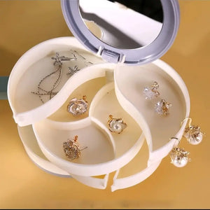 Boîte à bijoux rotative multicouche