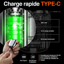 Charger l&#39;image dans la galerie, Rasoir électrique compact étanche rechargeable pour la maison, la voiture et les voyages