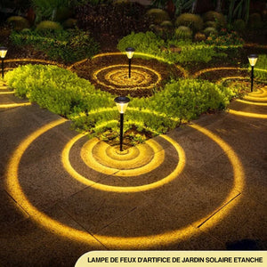 Lampes de pelouse solaires étanches(2 PIÈCES)