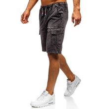 Charger l&#39;image dans la galerie, Short en Jean Délavé pour Hommes - ciaovie