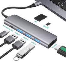 Charger l&#39;image dans la galerie, Concentrateur d&#39;extension HUB 7-en-1 - ciaovie
