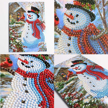 Charger l&#39;image dans la galerie, Ciaovie™ Peinture de Diamant Strass Carte de Voeux de Noël (8 CARTES) - ciaovie