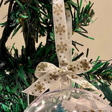 Charger l&#39;image dans la galerie, Boule transparente de décoration de sapin de Noël
