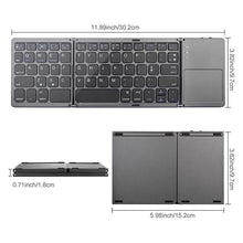 Charger l&#39;image dans la galerie, Clavier Pliable De Bluetooth Sans Fil