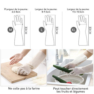 Gants de cuisine en velours durables (4 paire) - ciaovie