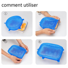 Charger l&#39;image dans la galerie, 6-Pieces Couvercles De Bol Silicone - ciaovie
