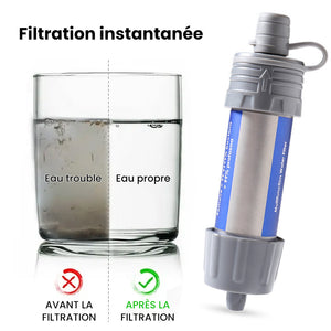 Mini-filtre à eau pour l'extérieur