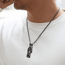 Charger l&#39;image dans la galerie, See No Evil Skulls Collier pour homme